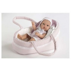 Muñeco Bebé con Capazo 