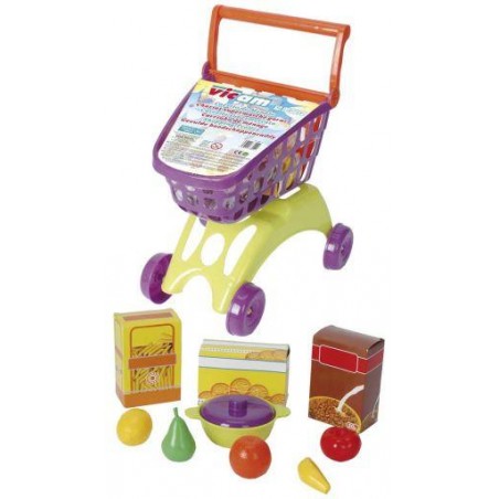 CARRITO SUPERMERCADO + ALIMENTOS