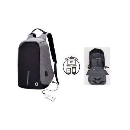 Mochila Ejecutivo Antirobo Gris