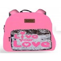 Mochila Ranking Life Rosa Lentejuelas