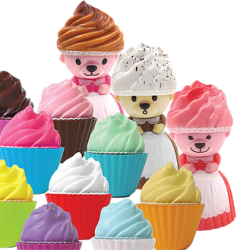CupCake Bears MINI  1 UNIDAD
