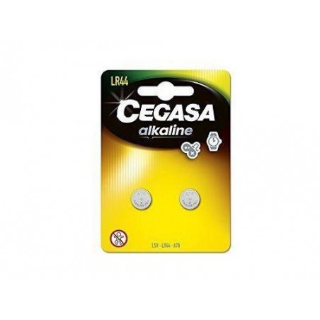 PILA CEGASA ALKALINA LR44 1,5V BL. 2 PIL