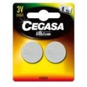 PILA CEGASA LITIO CR2025 3V BL. 2 UNIDA