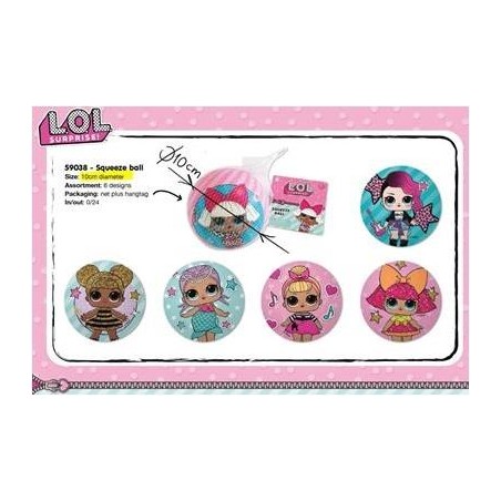 SQUEEZE LOL 10 CM,  1 UNIDAD