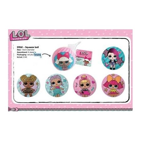 SQUEEZE LOL 7,6 CM , 1 UNIDAD