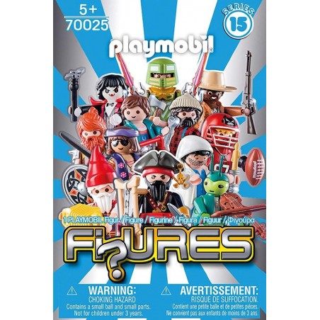 SOBRE FIGURA AZUL SERIE 15  1 UNIDAD