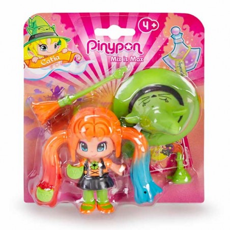Pin Y Pon Brujita Catia Pelo Multicolor