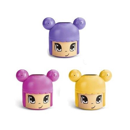 MINI CABEZA PIN Y PON ROSA