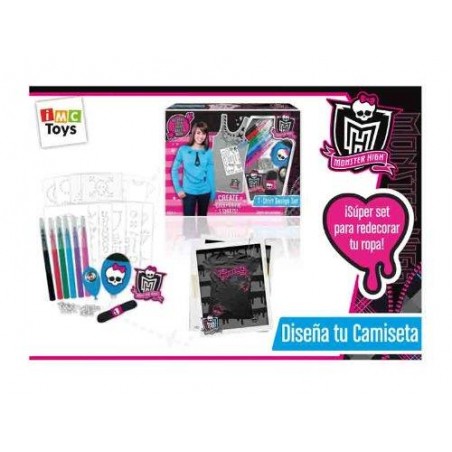 SET DISEÑA TU CAMISETA MONSTER HIGH