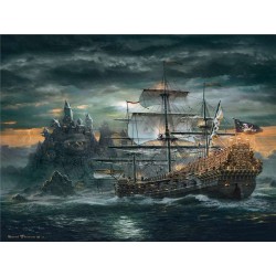 PUZZLE 1500 PZAS BARCO PIRATA