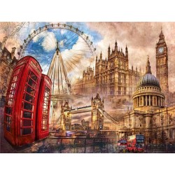 PUZZLE 1500 PZAS VINTAGE LONDON