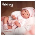 REBORN ARIAS 40 CM GALA C/ MANTA Y PELUC
