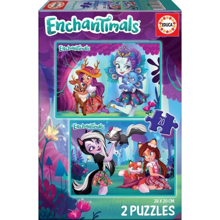 PUZZLE 2 X 20 ENCHANTIMALS