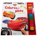 Libro Coloreo y Pinto Con Dedos - Cars