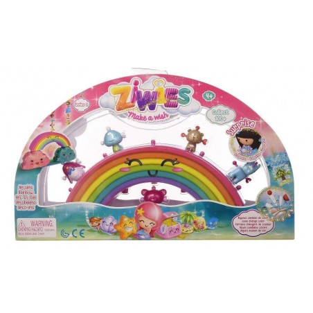 ZIWIES ARCOIRIS Y 5 FIGURAS