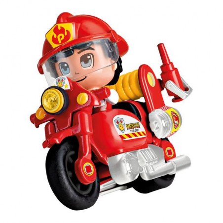 PIN Y PON ACTION MOTO BOMBEROS