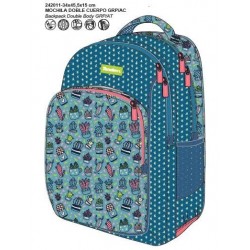 CACTUS MOCHILA DOBLE CUERPO GRANDE
