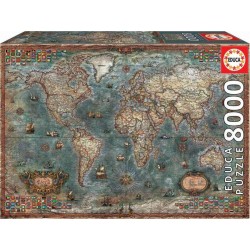 PUZZLE 8000 MAPAMUNDI HISTORICO