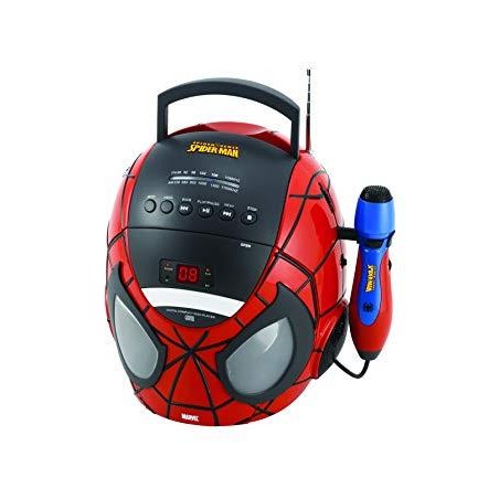 radio cd cabeza spiderman