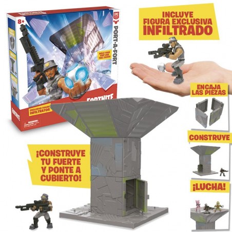 fortnite fort playset + 1 figura