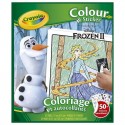 LIBRO PARA COLOREAR + STICKERS FROZEN 2