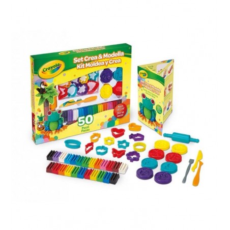 SET CREA Y MOLDEA 50 PIEZAS