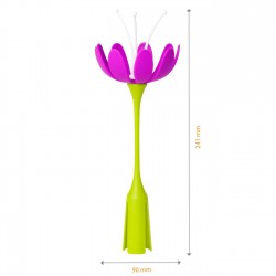 STEM FLOR SECADO MAGNETA BLANCO