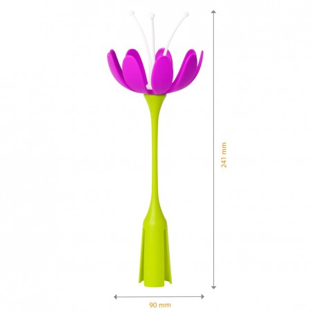 STEM FLOR SECADO MAGNETA BLANCO