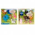 PUZZLE ENCAJES ANIMALITOS MADERA 1 UNIDAD