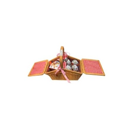 Cesta De Mimbre Hora del Té