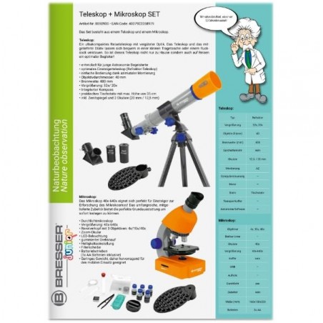 Set Telescopio Más Microscopio Bresser