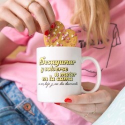 TAZA DESAYUNAR DE LA VECINA RUBIA