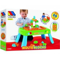 Molto Mesa de Actividades Infantil de Bloques