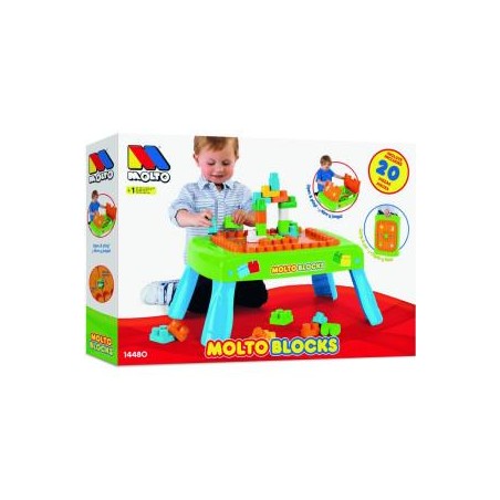 Molto Mesa de Actividades Infantil de Bloques
