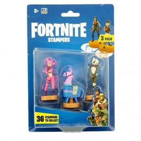 BLISTER 3 UNIDADES FORTNITE STAMPERS