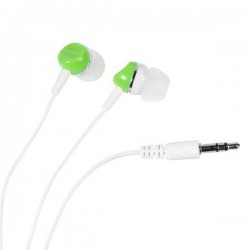 SR 3 GREEN STEREO EARPHONES