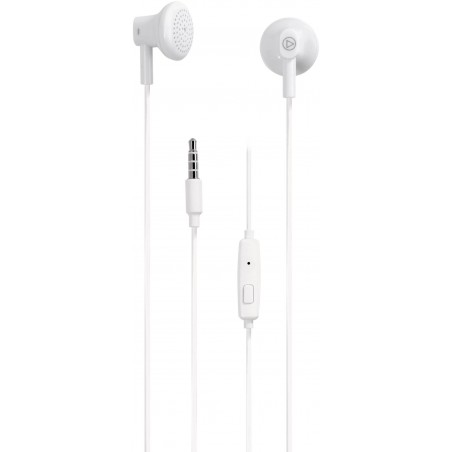 AURICULARES CONTROL DE VOZ WHITE