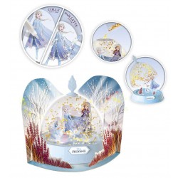 FROZEN II LIGHT-UP GLITTER GLOBE