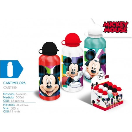 MICKEY BOTELLA ALUMINIO