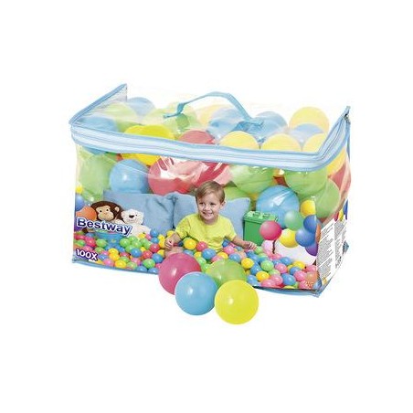 BOLSA DE 100 BOLAS DE 6 CM 