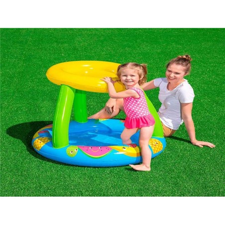 PISCINA INFANTIL FRUTAS CON TECHO 