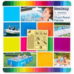 PARCHE PARA REPARAR PINCHAZOS 6,5 X 6,5 CM