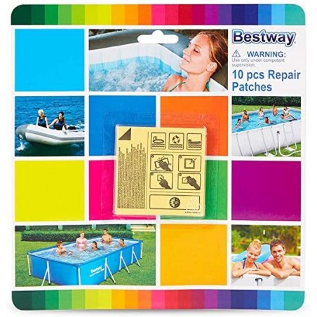 PARCHE PARA REPARAR PINCHAZOS 6,5 X 6,5 CM