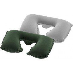 ALMOHADA HINCHABLE DE VIAJE FLOCADA 1 unidad