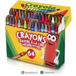 CAJA 64 CERAS CRAYOLA