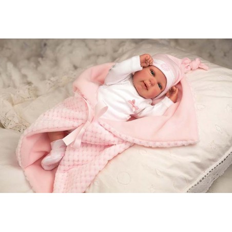 REBORN ARIAS 45 CM ROCIO CON MANTA