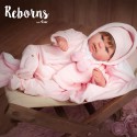REBORN ARIAS 45 CM BLANCA CON MANTA