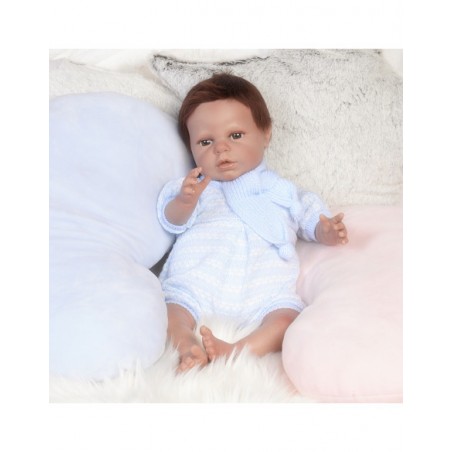 NOAH CON PELO RECIEN NACIDO 43 CM by jesmar