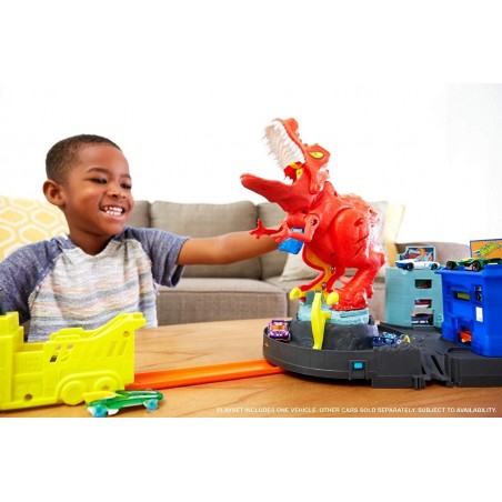 HOT WHEELS CITY T-REX RAMPAGE