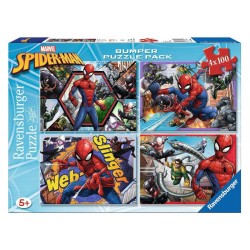 PUZZLE 4 X 100 SPIDERMAN